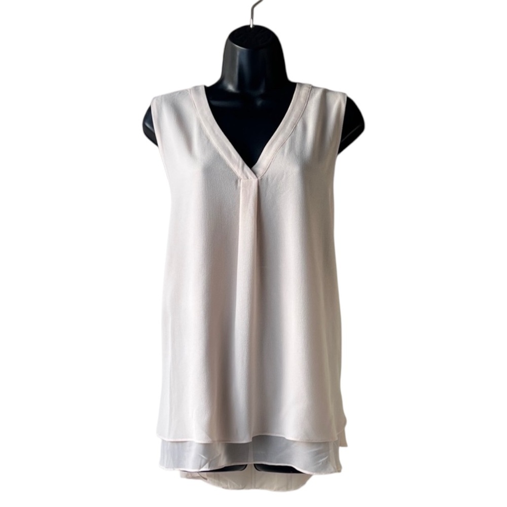 ROSE + OLIVE Blush Pink Sleeveless Top Size Large